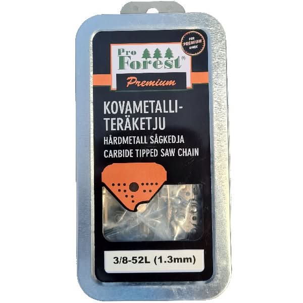 Kovametalliteräketju 3/8-52-1.3mm ProForest