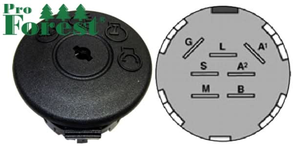 Virtalukko 7-napainen muovia