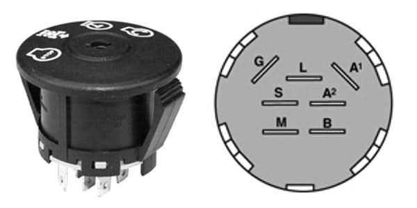 Virtalukko 7-napainen muovia