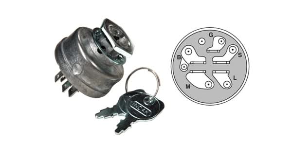 Virtalukko 5-napainen