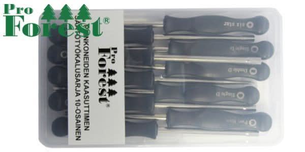 Pienkoneiden kaasuttimen säätötyökalusarja (10-osainen)