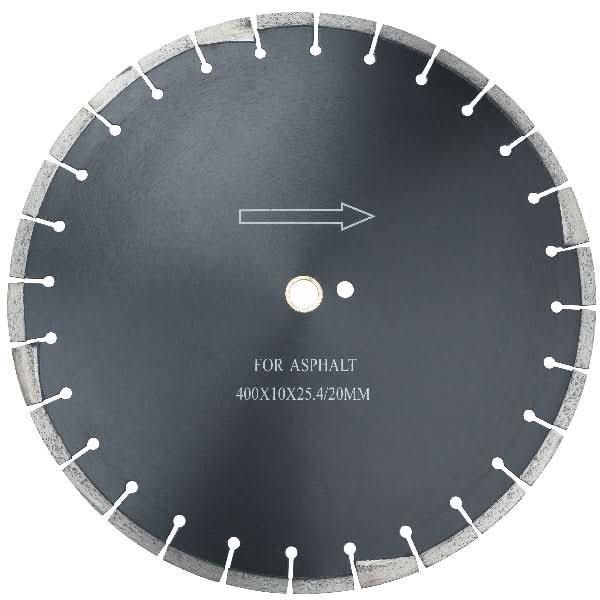 Timanttilaikka 400mm x 25,4/20mm "asfaltti"