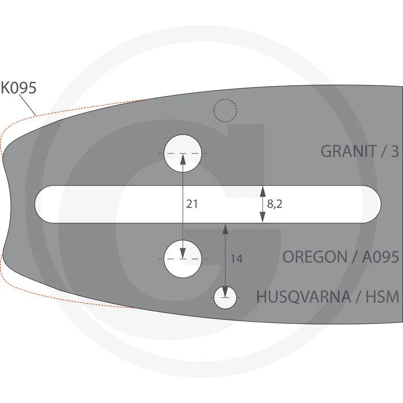 Granit Endurance Cut Terälaippa 3/8-15"-1,5mm