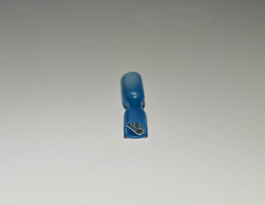 6,3mm Lattaliitin Naaras Sininen Kutistettava 10kpl