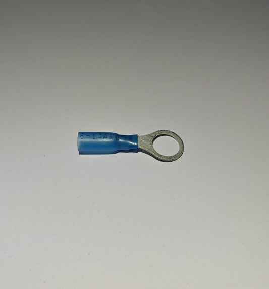 Rengasliitin 10mm Sininen Kutistettava 10kpl